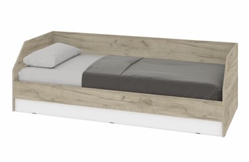 Кровать подростковая Modern О81, Серый дуб - Белый в Старом Осколе