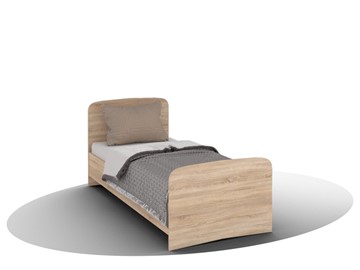 Детская кровать ВЕГА Кровать Кр-08 900 с плоским основанием (Сонома) в Старом Осколе