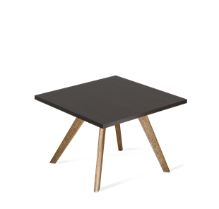 Журнальный стол SHT-S39 / SHT-TT 60/60 ЛДСП (венге луизиана/брашированный коричневый) в Старом Осколе