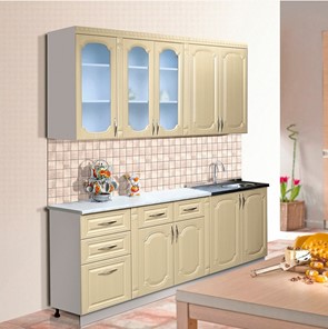 Модульный кухонный гарнитур Классика 2000, цвет Дуб беленый в Старом Осколе