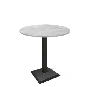 Барный стол SHT-TU5-BS2/H110 / SHT-TT 90 ЛДСП (бетон чикаго светло-серый/черный) в Белгороде