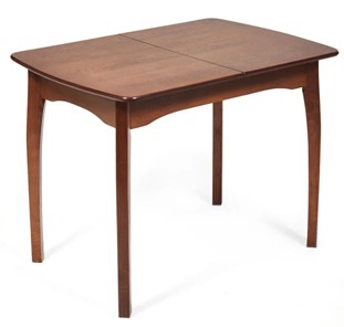 Обеденный раздвижной стол Caterina, бук/мдф, 100+30x70x75, коричневый арт.14122 в Белгороде