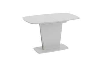 Стол со стеклянной столешницей Честер тип 2, цвет Белый/Стекло белый глянец в Старом Осколе