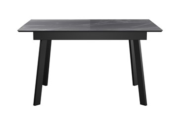 Керамический стол DikLine SKH125 Керамика Серый мрамор/подстолье черное/опоры черные (2 уп.) в Белгороде