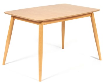 Кухонный стол раздвижной Pavillion (Павильон) бук/мдф 80x120+40x75, Натуральный арт.13982 в Белгороде