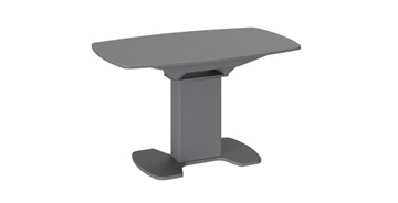 Стеклянный стол Портофино (СМ(ТД)-105.02.11(1)), цвет Серое/Стекло серое матовое LUX в Старом Осколе