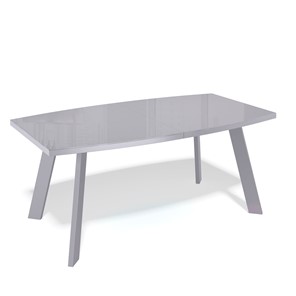 Стеклянный обеденный стол SL1600 (серый/стекло серое глянец) в Белгороде