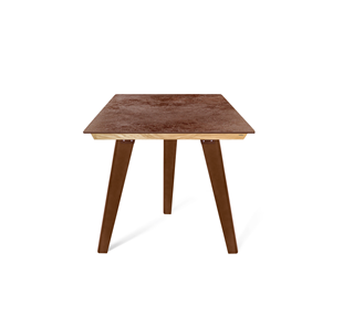 Керамический обеденный стол SHT-TU16 (3 шт.)/ТT8 60/60 (темный орех/прозрачный лак/коричневая сепия) в Старом Осколе