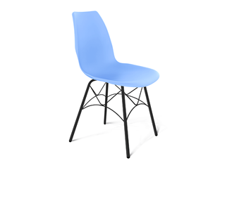 Обеденный стул SHT-ST29/S107 (голубой pan 278/черный муар) в Старом Осколе