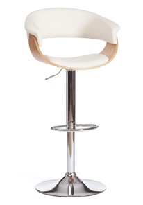 Барный стул VIMTA (mod.4021S) белый/натуральный/хром арт.13660 в Белгороде