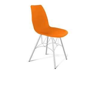 Обеденный стул SHT-ST29/S100 (оранжевый ral2003/хром лак) в Белгороде