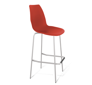 Барный стул SHT-ST29/S29 (красный ral 3020/хром лак) в Старом Осколе
