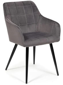 Обеденный стул BEATA (mod. 8266) 56х60х82 серый (G-062-40)/черный в Белгороде