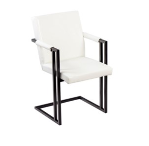Обеденный стул Бруно, Черный/Аттика белый в Старом Осколе