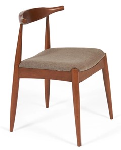 Обеденный стул BULL бук/ткань 54,5x54x75 Коричневый арт.19585 в Белгороде