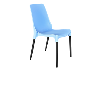 Обеденный стул SHT-ST75/S424-C (голубой/черный муар) в Старом Осколе