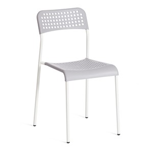 Кухонный стул ADDE (mod.C-049) металл/пластик, 39х49х78, Grey (серый) /White (белый) арт.19256 в Старом Осколе