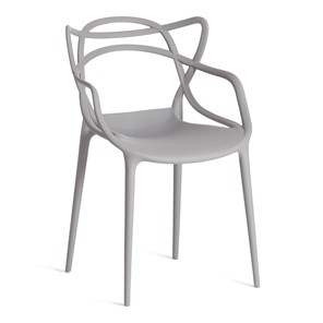 Стул кухонный Cat Chair (mod.028) пластик, 54,5*56*84 серый, арт.13276 в Старом Осколе