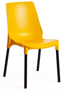 Обеденный стул GENIUS (mod 75) 46x56x84 желтый/черные ножки арт.15281 в Старом Осколе