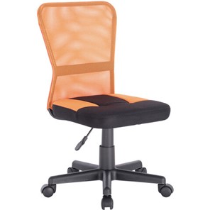 Компьютерное кресло Brabix Smart MG-313 (без подлокотников, комбинированное, черное/оранжевое) 531844 в Старом Осколе