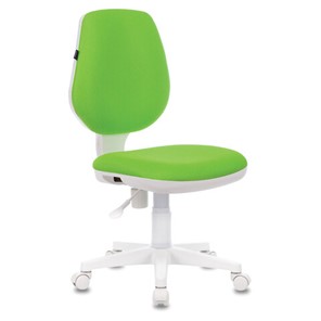 Офисное кресло Brabix Fancy MG-201W (без подлокотников, пластик белый, салатовое) 532414 в Старом Осколе