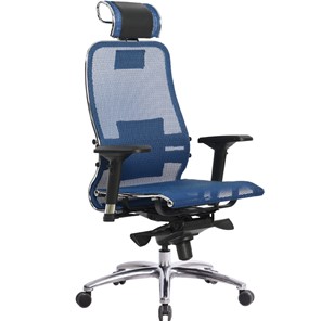 Офисное кресло Samurai S-3.04, синий в Старом Осколе