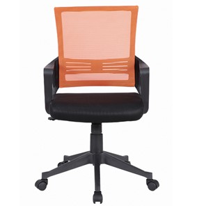 Кресло Brabix Balance MG-320 (с подлокотниками, комбинированное черное/оранжевое) 531832 в Белгороде