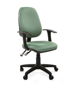 Компьютерное кресло CHAIRMAN 661 Ткань стандарт 15-158 зеленая в Старом Осколе