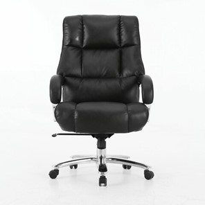 Офисное кресло Brabix Premium Bomer HD-007 (рециклированная кожа, хром, черное) 531939 в Старом Осколе