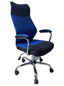 Офисное кресло C168 черный/синий в Белгороде