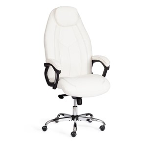 Компьютерное кресло BOSS Lux, кож/зам, белый, арт.21152 в Старом Осколе