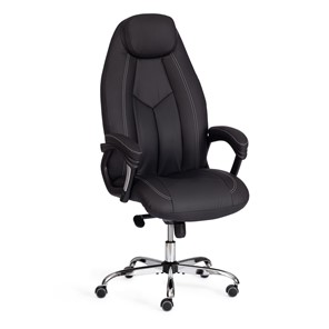 Кресло компьютерное BOSS Lux, кож/зам, черный, арт.21151 в Старом Осколе