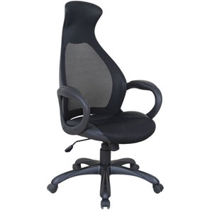 Компьютерное кресло Brabix Premium Genesis EX-517 (пластик черный, ткань/экокожа/сетка черная)   531574 в Белгороде