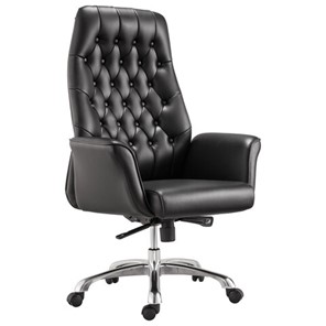 Кресло офисное BRABIX PREMIUM "Legacy EX-750", синхромеханизм, алюминий, экокожа, черное, 532492 в Старом Осколе