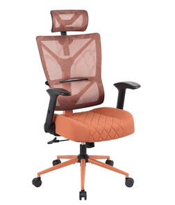 Кресло офисное CHAIRMAN CH566 сетчатый акрил оранжевый / полиэстер оранжевый в Старом Осколе
