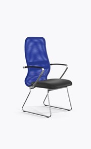 Кресло офисное Метта Ergolife Sit 8 B2-9K - X1+Extra (Синий-Черный) в Старом Осколе