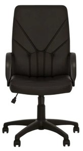Офисное кресло MANAGER (PL64) экокожа ECO-30, черная в Старом Осколе