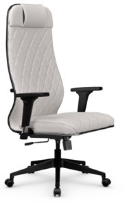 Кресло офисное Мetta L 1m 40M/2D Infinity Easy Clean (MPES) топган, нижняя часть 17832 белый в Белгороде