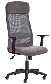 Офисное кресло PROFIT PLT флок/ткань, серый, 29/W-12, арт.20537 в Старом Осколе