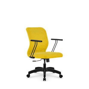 Кресло компьютерное SU-Mr-4/подл.109/осн.001 желтый в Старом Осколе