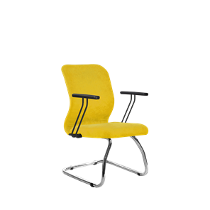 Кресло компьютерное SU-Mr-4/подл.109/осн.007 желтый в Белгороде