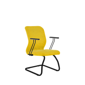 Кресло компьютерное SU-Mr-4/подл.110/осн.008 желтый в Белгороде