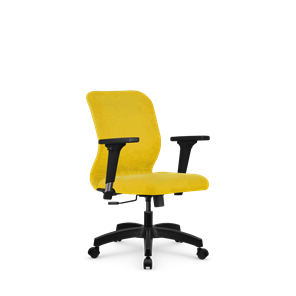 Кресло компьютерное SU-Mr-4/подл.200/осн.001 желтый в Белгороде