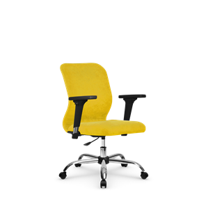 Офисное кресло SU-Mr-4/подл.200/осн.006 желтый в Белгороде