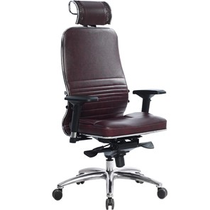 Офисное кресло Samurai KL-3.04, темно-бордовый в Старом Осколе