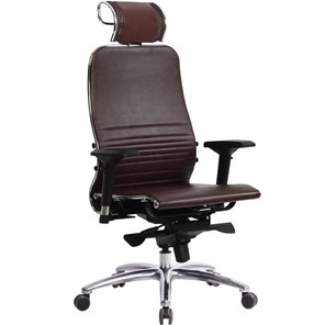 Офисное кресло Samurai K-3.04 темно-бордовый в Старом Осколе