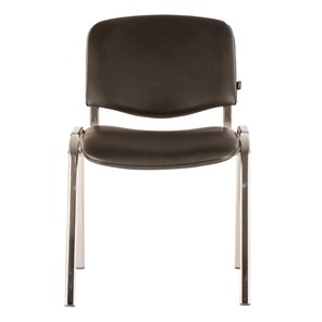 Офисный стул Brabix Iso CF-001 (хромированный каркас, кожзам черный) 531424 в Старом Осколе