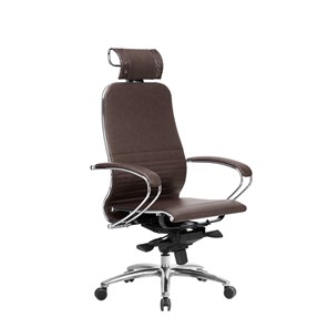 Офисное кресло Samurai K-2.04 темно-коричневый в Старом Осколе