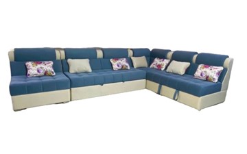 Угловой диван Leco (Синий) 3700х1240 мм в Старом Осколе