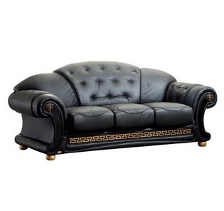 Прямой диван Versace (3-х местный) black в Старом Осколе